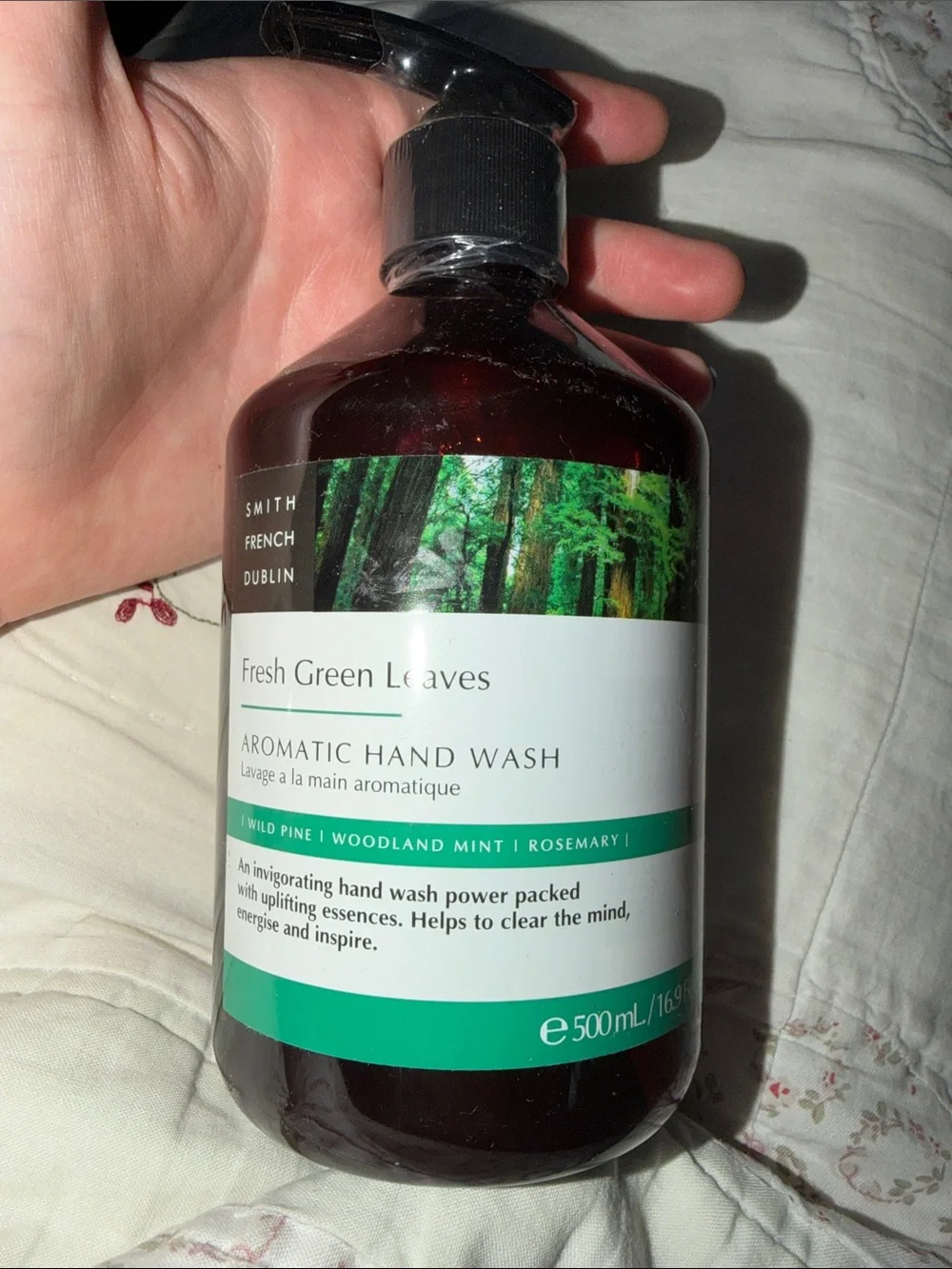 Fresh Green Leaves Aromatic Hand Wash - Green